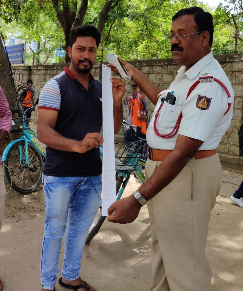 53 ಬಾರಿ ನಿಯಮ ಉಲ್ಲಂಘಿಸಿ ಸಿಕ್ಕಿಬಿದ್ದ