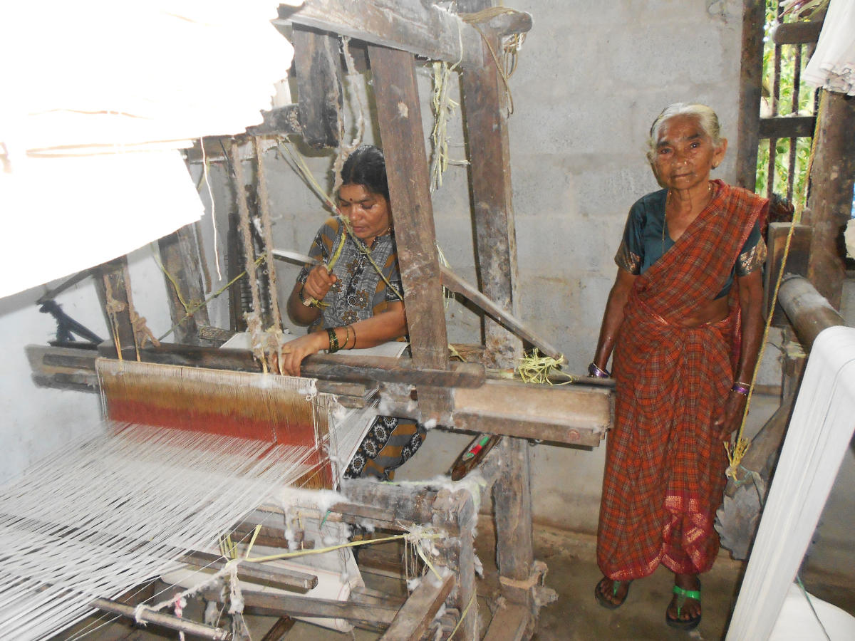 ಸಾಲಿಕೇರಿ ಕೈಮಗ್ಗದ ಸದ್ದು: ಒಂದೇ ಕುಟುಂಬದ ಕಾಯಕ