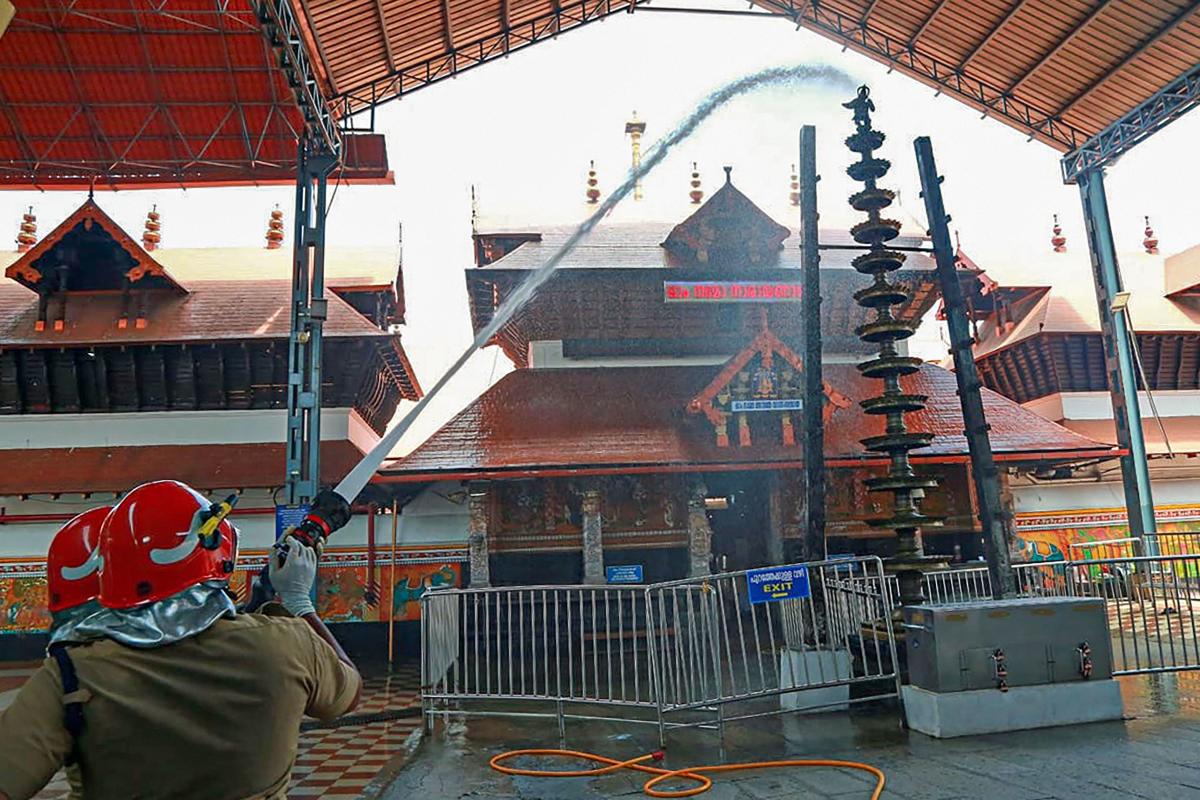 ಕೇರಳ | ಕೋವಿಡ್‌ ಹಾವಳಿ, ಗುರುವಾಯೂರ್‌ ಶ್ರೀಕೃಷ್ಣ ದೇವಸ್ಥಾನ ಬಂದ್‌