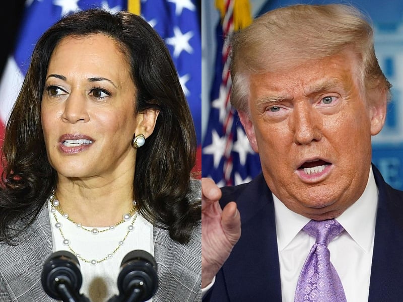 ಜೋ ಬೈಡನ್‌ನ ‘ವಿಮಾ ಪಾಲಿಸಿ’ ಇದ್ದಂತೆ: ಕಮಲಾ ಹ್ಯಾರಿಸ್‌ ವಿರುದ್ಧ ಟ್ರಂಪ್‌ ಲೇವಡಿ