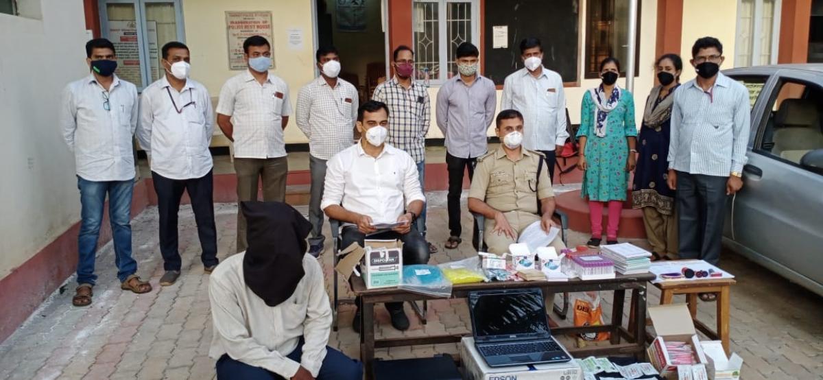 ನಕಲಿ ಕೋವಿಡ್ ವರದಿ: ಆರೋಪಿ ಬಂಧನ