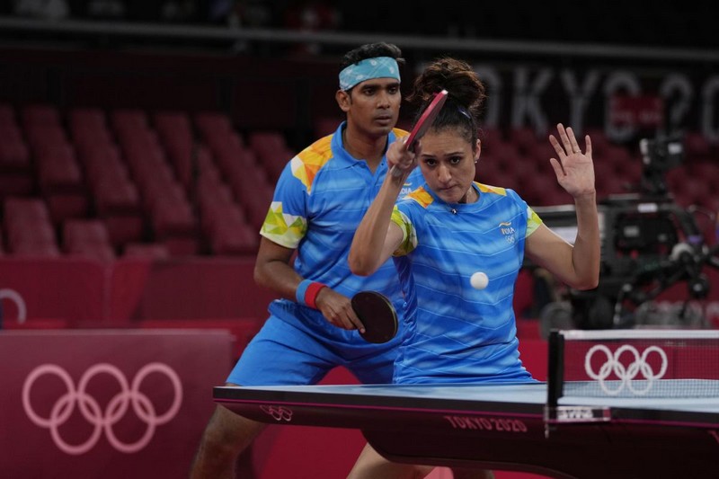 Tokyo Olympics | ಟೇಬಲ್ ಟೆನಿಸ್ ಮಿಶ್ರ ಡಬಲ್ಸ್‌ನಲ್ಲಿ ಪದಕದ ಕನಸು ಭಗ್ನ