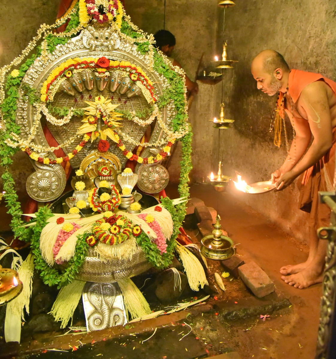 ಉಡುಪಿ| ನಾಗರ ಪಂಚಮಿ ಸಂಭ್ರಮ: ಹಾಲೆರೆದು ಭಕ್ತಿ ಸಮರ್ಪಣೆ