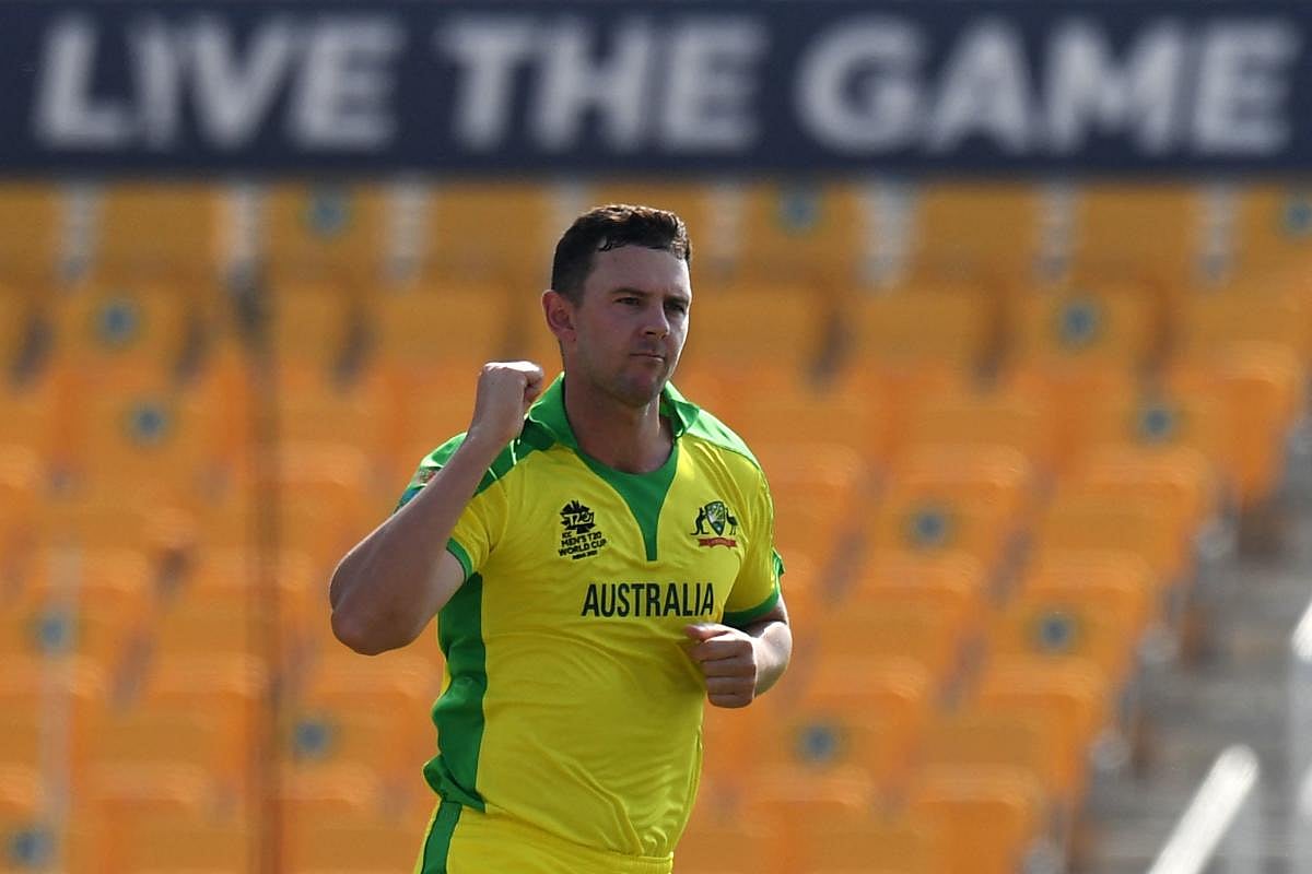 ಆಸ್ಟ್ರೇಲಿಯಾ ತಂಡಕ್ಕೆ ಆಘಾತ: ಆರಂಭಿಕ ಪಂದ್ಯಗಳಿಗೆ ಹ್ಯಾಜಲ್‌ವುಡ್ ಅಲಭ್ಯ