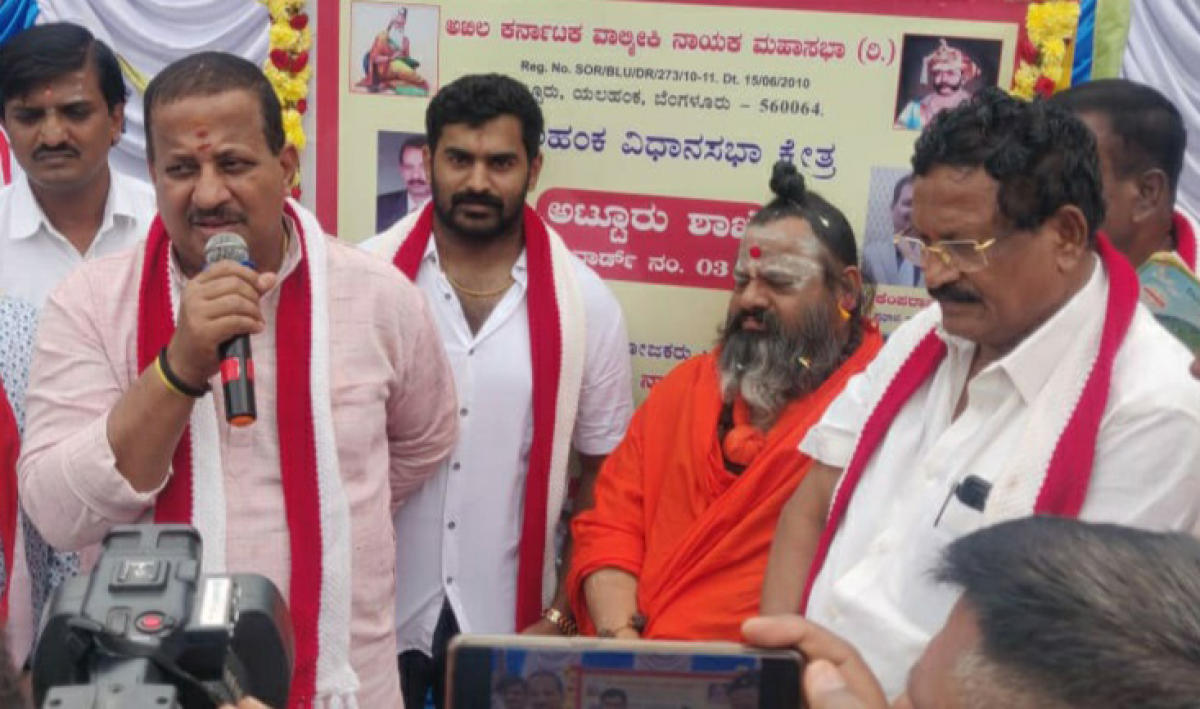 ಯಲಹಂಕದಲ್ಲಿ ವಾಲ್ಮೀಕಿ ಭವನ–ಪುತ್ಥಳಿ ನಿರ್ಮಾಣ: ಶಾಸಕ ಎಸ್.ಆರ್.ವಿಶ್ವನಾಥ್
