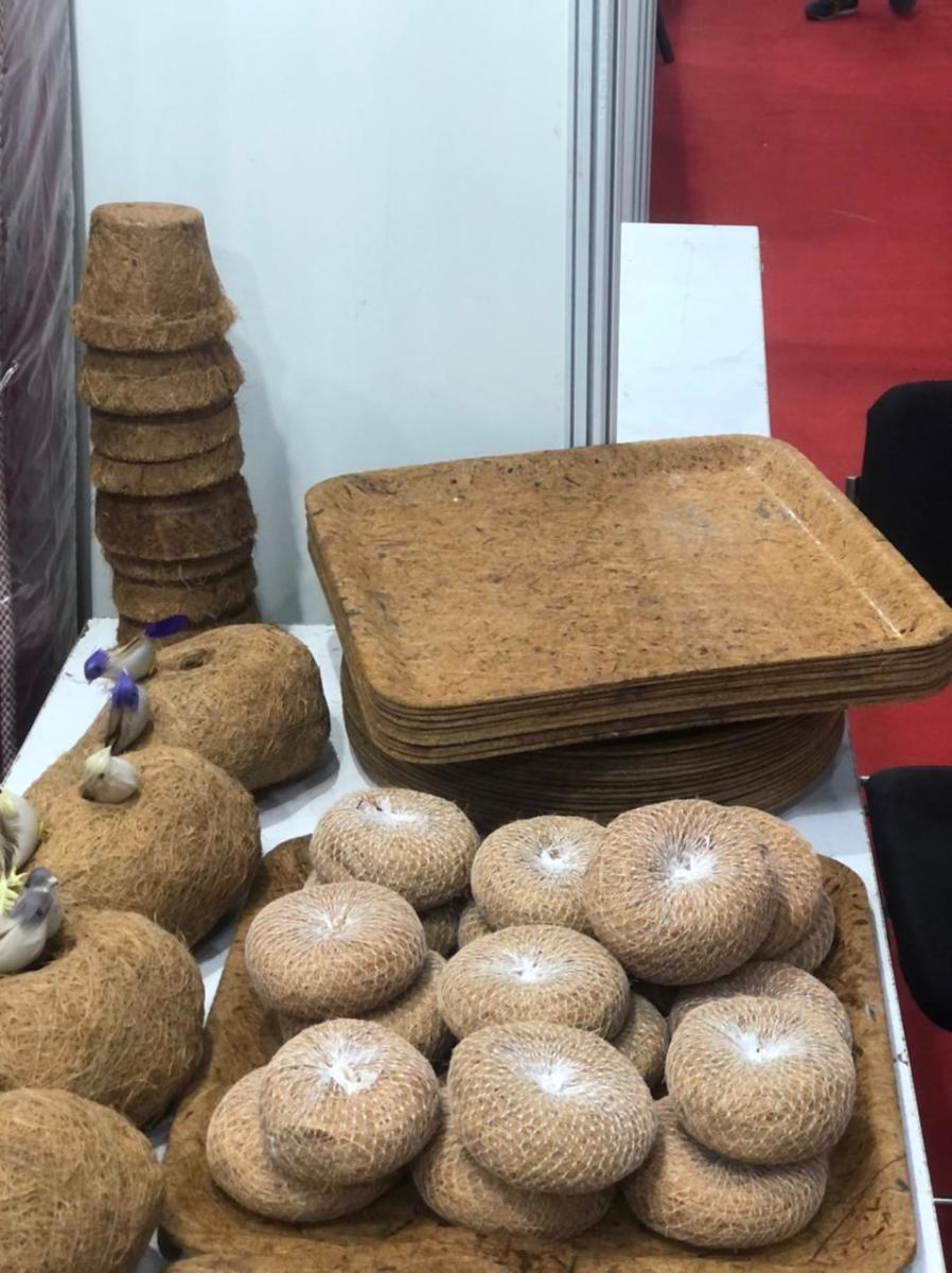 ತೆಂಗಿನ ನಾರಿನಿಂದ ಪರಿಸರಸ್ನೇಹಿ ಉತ್ಪನ್ನ