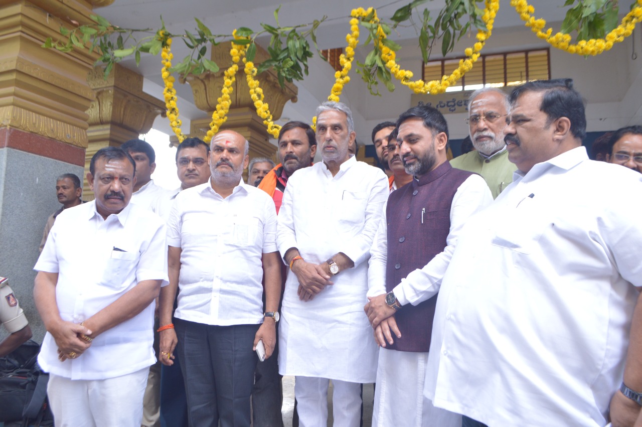 ಹಾಸನ ಜಿಲ್ಲಾ ಪ್ರವಾಸ ಆರಂಭಿಸಿದ ಕೇಂದ್ರ ಸಚಿವ ಕೃಷ್ಣ ಪಾಲ್ ಗುರ್ಜರ್