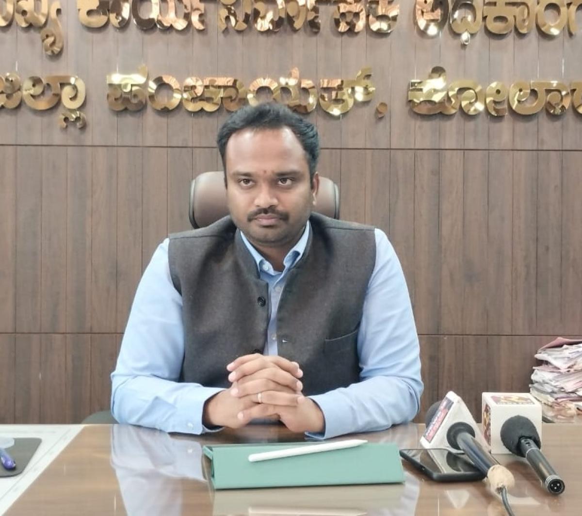 ಕೋಲಾರ| ಜಿಲ್ಲಾ ಪಂಚಾಯಿತಿ ಆದಾಯ ಹೆಚ್ಚಳ ನಿರೀಕ್ಷೆ:  ಯುಕೇಶ್ ಕುಮಾರ್