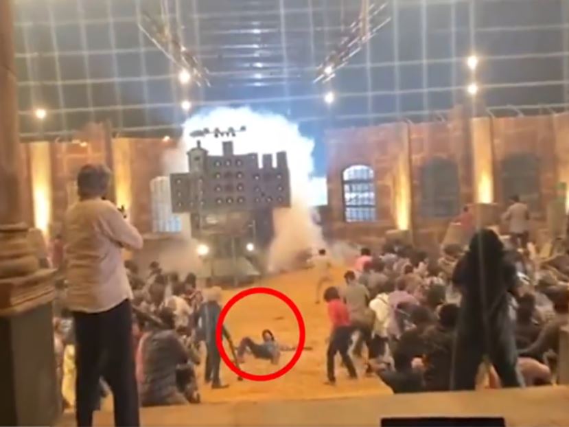 Video| ಶೂಟಿಂಗ್‌ ವೇಳೆ ನುಗ್ಗಿಬಂದ ವಾಹನ: ನಟ ವಿಶಾಲ್‌ ಪಾರು