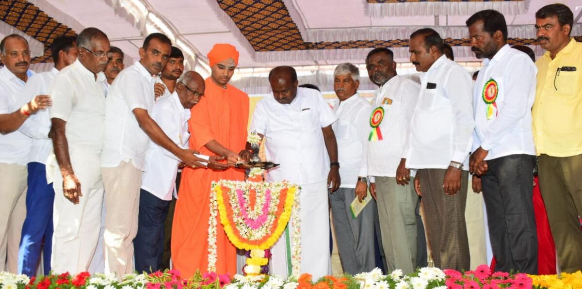 ಜೆಡಿಎಸ್‌ನಿಂದ ರೈತರ ಸಮಸ್ಯೆಗೆ ಪರಿಹಾರ: ಎಚ್‌.ಡಿ.ಕುಮಾರಸ್ವಾಮಿ ಅಭಿಮತ