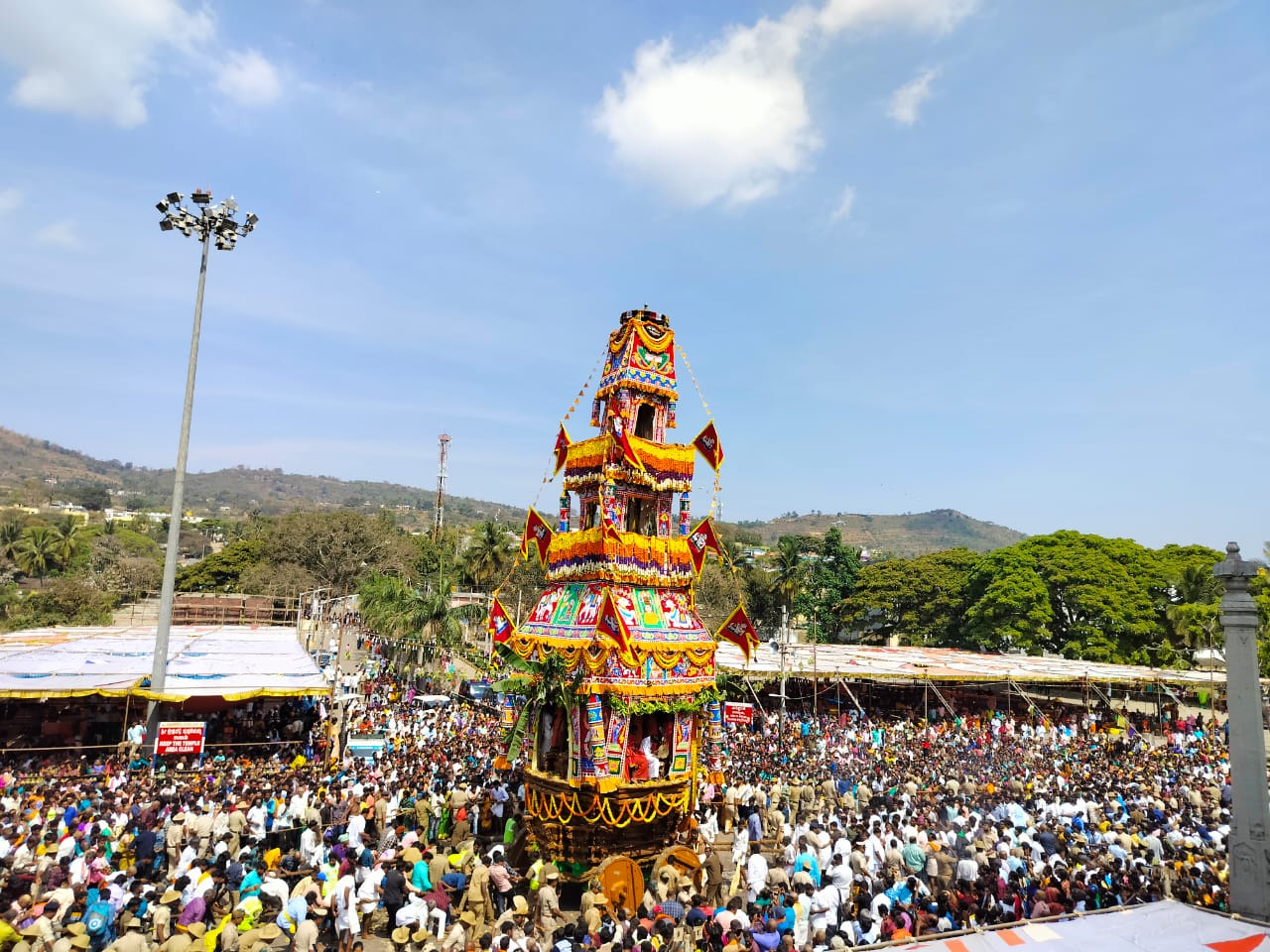 ಮಹದೇಶ್ವರ ಬೆಟ್ಟ | ಮಾದಪ್ಪನ ಸನ್ನಿಧಿಯಲ್ಲಿ ವೈಭವದ ಯುಗಾದಿ ರಥೋತ್ಸವ