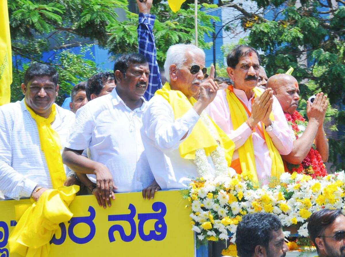 ತುಮಕೂರು | ಸೊಗಡು ಶಿವಣ್ಣ ಕಣಕ್ಕೆ: ಬಿಜೆಪಿಗೆ ಬಂಡಾಯದ ಬಿಸಿ