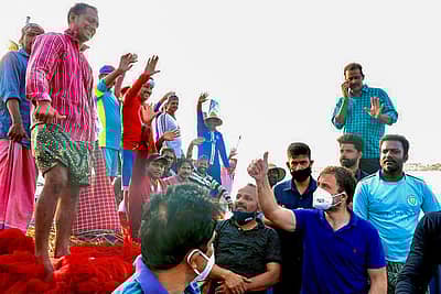 ಕೊಲ್ಲಂನಲ್ಲಿ ಮೀನುಗಾರರೊಂದಿಗೆ ರಾಹುಲ್‌