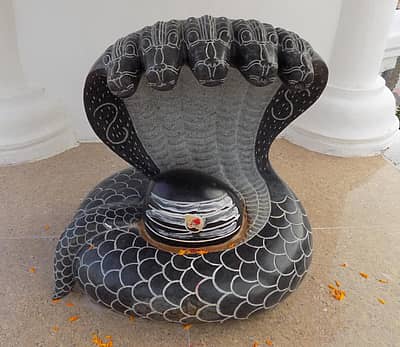 ಹಳೇಬೀಡಿನ ಪುಷ್ಪಗಿರಿ ಸಂಸ್ಥಾನ ಮಠದಿಂದ ಗುರು ಕರಿಬಸವೇಶ್ವರ ಅಜ್ಜಯ್ಯ ಮಂದಿರದ ಮುಂಭಾಗ ಪ್ರತಿಷ್ಠಾಪಿಸಿರುವ ಶ್ರೀಶೈಲದ ಮಲ್ಲಿಕಾರ್ಜುನ ಲಿಂಗ.