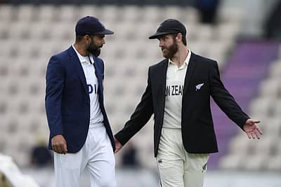 ಟಾಸ್ ವೇಳೆಯಲ್ಲಿ ಕೊಹ್ಲಿ-ವಿಲಿಯಮ್ಸನ್ ಮಾತುಕತೆ