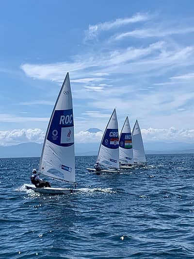 ವಿಷ್ಣು ಸರವಣನ್‌ ತಾಲೀಮು (ಚಿತ್ರ: ಪಿಐಬಿ)