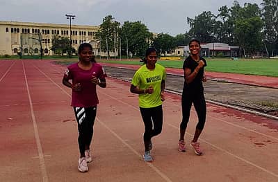 ಟೋಕಿಯೊಗೆ ತೆರಳುವ ಮುನ್ನ ಭಾರತೀಯ ಅಥ್ಲೀಟ್‌ಗಳ ಅಭ್ಯಾಸ