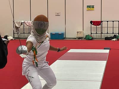 ಟೋಕಿಯೊದಲ್ಲಿ ಭವಾನಿ ದೇವಿ ಪೂರ್ವಭ್ಯಾಸ