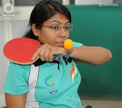 34 ವರ್ಷದ ಭಾವಿನಾ ಬೆನ್‌, ಭಾನುವಾರ ನಡೆದ ಮಹಿಳೆಯರ ಟೇಬಲ್ ಟೆನಿಸ್ ಕ್ಲಾಸ್ 4 ಫೈನಲ್ ಹಣಾಹಣಿಯಲ್ಲಿ ಚೀನಾದ ವಿಶ್ವ ನಂ.1  ಯಿಂಗ್ ಜೌ ವಿರುದ್ಧ 7-11 5-11 6-11ರಲ್ಲಿ ಪರಾಭವಗೊಂಡರು