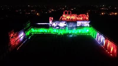 ಬೀದರ್‌ನ ಕೋಟೆಗೆ ಮೂರು ಬಣ್ಣಗಳ ವಿಶೇಷ ಬೆಳಕಿನ ವಿನ್ಯಾಸ