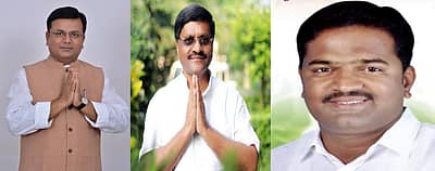 ಹಾನಗಲ್ ಕ್ಷೇತ್ರದ ಕಾಂಗ್ರೆಸ್ ಅಭ್ಯರ್ಥಿ ಶ್ರೀನಿವಾಸ ಮಾನೆ, ಬಿಜೆಪಿ ಅಭ್ಯರ್ಥಿ ಶಿವರಾಜ ಸಜ್ಜನರ, ಜೆಡಿಎಸ್ ಅಭ್ಯರ್ಥಿ ನಿಯಾಜ್ ಶೇಖ್