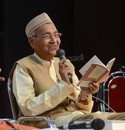 ಡಾ. ಚೆನ್ನವೀರ ಕಣವಿ - ಪ್ರಜಾವಾಣಿ ಸಂಗ್ರಹ ಚಿತ್ರ