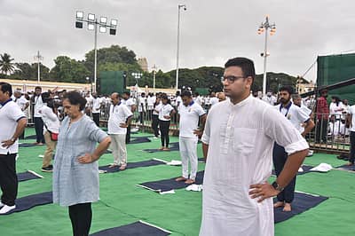 ಮೈಸೂರಲ್ಲಿ 8 ನೇ ಅಂತರರಾಷ್ಟ್ರೀಯ ಯೋಗ ದಿನ ಆಚರಣೆ