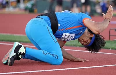 ಆರಂಭಿಕ ಪ್ರಯತ್ನಗಳಲ್ಲಿ ಹಿನ್ನಡೆ ಅನುಭವಿಸಿದ್ದ ನೀರಜ್ ಚೋಪ್ರಾ