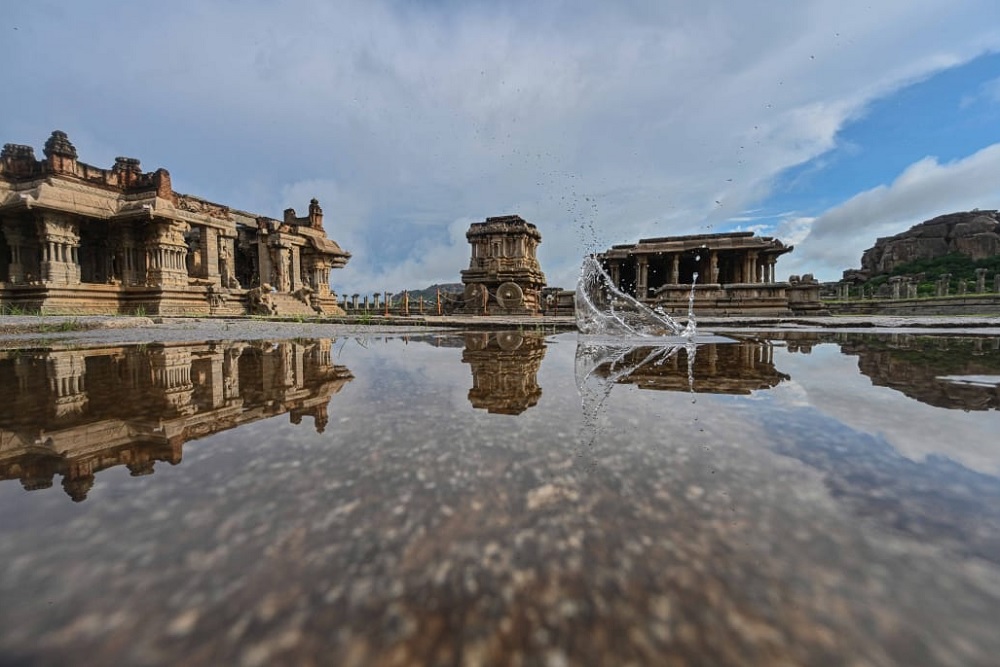PHOTOS | ಮಳೆ ನಿಂತ ಮೇಲೆ ಹಂಪಿ ಸ್ಮಾರಕಗಳ ಸುಂದರ ನೋಟ