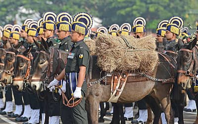 ಬೆಂಗಳೂರಿನ ಎಎಸ್‌ಸಿ ಕೇಂದ್ರ ಮತ್ತು ಕಾಲೇಜಿನ (ಎಎಸ್‌ಸಿ) 262ನೇ ಸ್ಥಾಪನಾ ದಿನ ಮತ್ತು 11ನೇ ಪುನರ್‌ ಮಿಲನದ ಕಾರ್ಯಕ್ರಮದಲ್ಲಿ ಭಾಗವಹಿಸಿದ್ದ ಸೈನಿಕರು -ಪ್ರಜಾವಾಣಿ ಚಿತ್ರ/ ರಂಜು ಪಿ