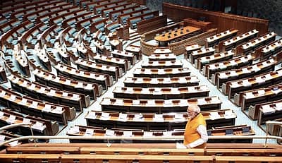 ಹೊಸ ಸಂಸತ್ತು ಭವನದಲ್ಲಿ ಮೋದಿ