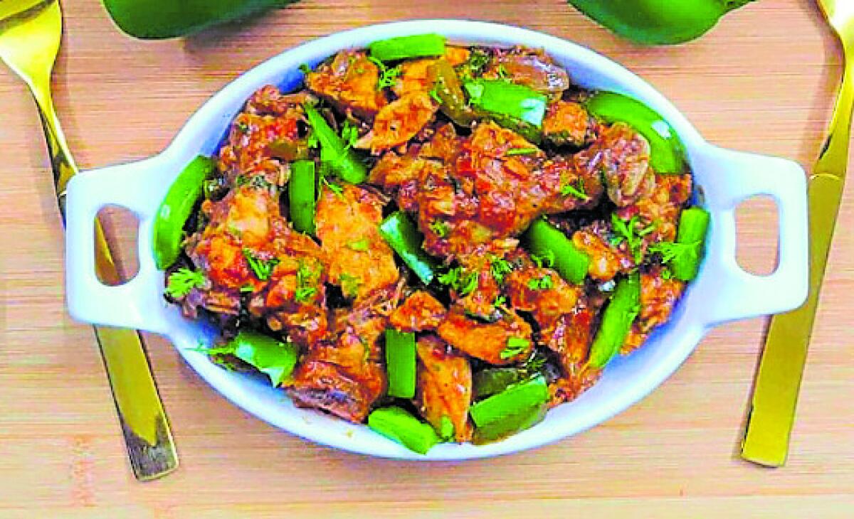 ಕ್ಯಾಪ್ಸಿಕಂ ಚಿಕನ್ ಫ್ರೈ