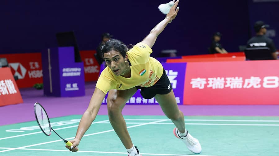 ಪಿ.ವಿ.ಸಿಂಧು ಆಟದ ವೈಖರಿ– ಎಎಫ್ಪಿ ಚಿತ್ರ