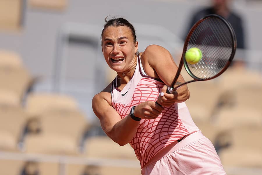 ಅರಿನಾ ಸಬಲೆಂಕಾ ಆಟದ ಪರಿ– ಎಎಫ್ಪಿ ಚಿತ್ರ