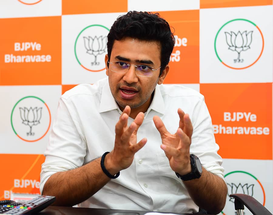 <div class="paragraphs"><p>&nbsp;ತೇಜಸ್ವಿ ಸೂರ್ಯ</p></div>