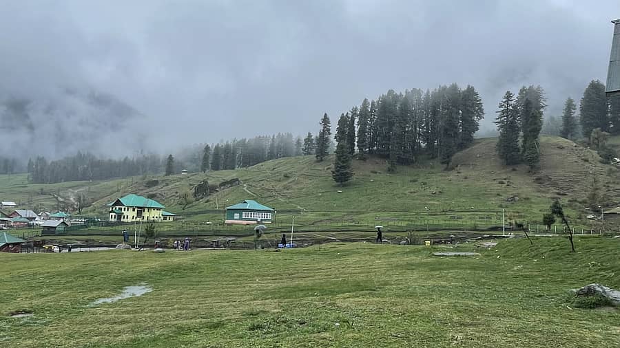 ಪೆಹಲ್ಗಾಮ್‌ನ ಹಸಿರು ಕಣಿವೆಯ ನೋಟ