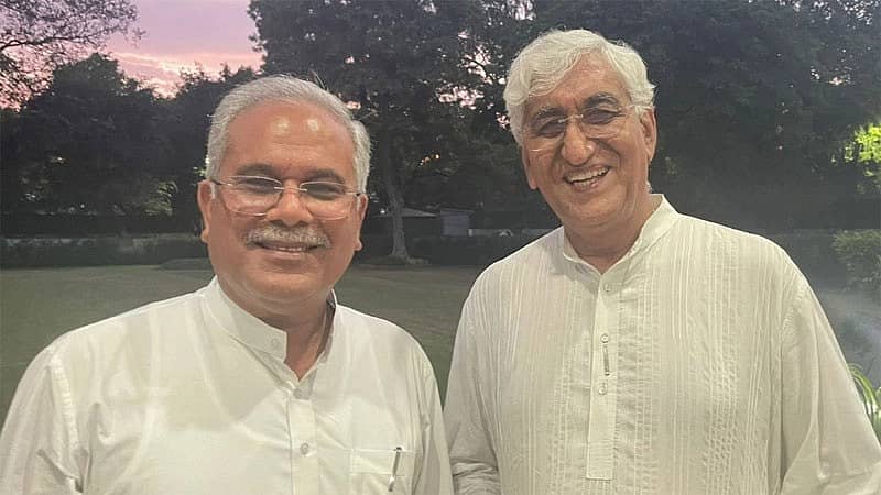 ಮುಖ್ಯಮಂತ್ರಿ ಭೂಪೇಶ್ ಬಘೇಲ್ ಮತ್ತು ಉಪ ಮುಖ್ಯಮಂತ್ರಿ ಟಿ.ಎಸ್.ಸಿಂಗ್ ದೇವ್