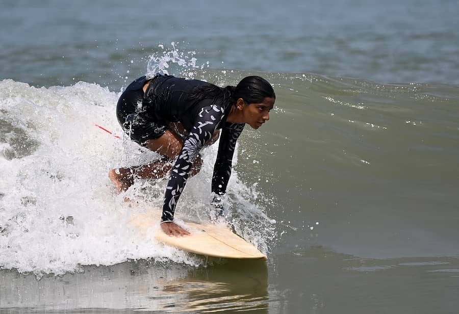 ಮಹಿಳೆಯರ ವಿಭಾಗದಲ್ಲಿ ಫೈನಲ್ ಪ್ರವೇಶಿಸಿದ ಕರ್ನಾಟಕದ ಸಿಂಚನಾ ಗೌಡ –ಪ್ರಜಾವಾಣಿ ಚಿತ್ರ/ಫಕ್ರುದ್ದೀನ್ ಎಚ್