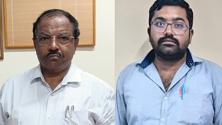 ಡಿಡಿಪಿಐ ಅಂದಾನಪ್ಪ ವಡಗೇರಿ ಮತ್ತು ಎಸ್ಡಿಎ ದತ್ತಾತ್ರೇಯ ಕುಂಟೆ