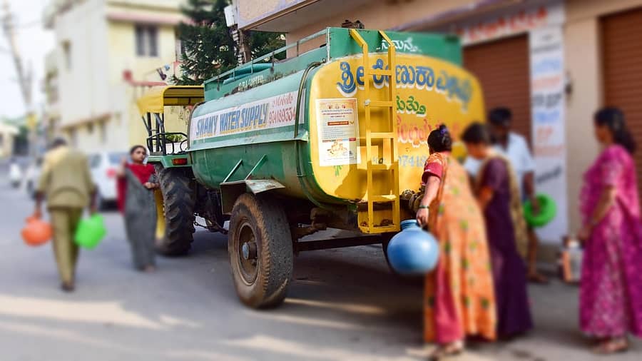 ಟ್ಯಾಂಕರ್ ನೀರು ಪೂರೈಕೆ (ಸಂಗ್ರಹ ಚಿತ್ರ)