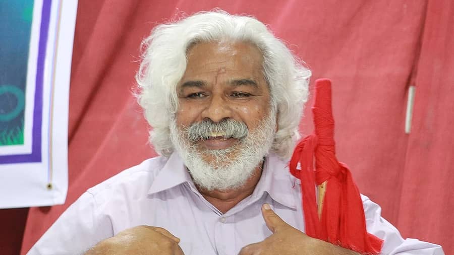 ಗದ್ದರ್ (ಚಿತ್ರ: Wikipedia/
Batthini Vinay Kumar Goud)