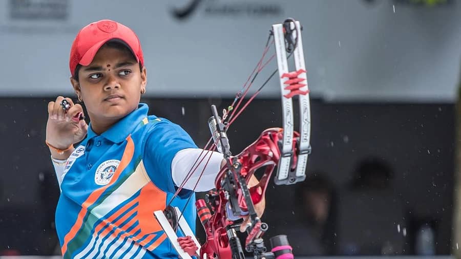 ಜ್ಯೋತಿ ಸುರೇಖಾ ವೆನ್ನಮ್– ವಿಶ್ವ ಆರ್ಚರಿ ಟ್ವಿಟರ್ ಚಿತ್ರ