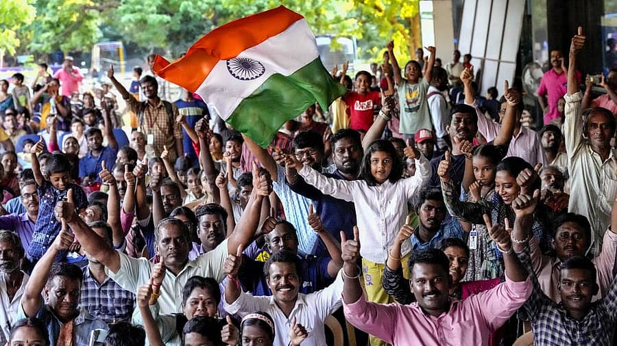 ಚೆನ್ನೈನಲ್ಲಿ ಚಂದ್ರಯಾನ–3 ಯೋಜನೆ ಯಶಸ್ಸನ್ನು ಸಂಭ್ರಮಿಸಿದ ಪರಿ