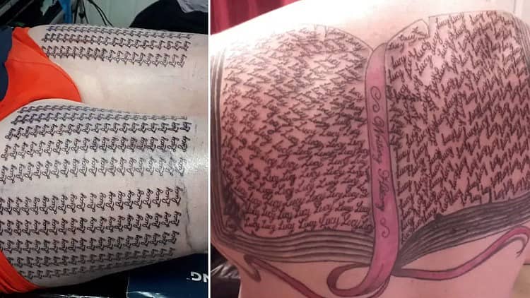 <div class="paragraphs"><p>ಟ್ಯಾಟೂ –ಟ್ವಿಟರ್‌ ಚಿತ್ರ&nbsp;@GWR</p></div>