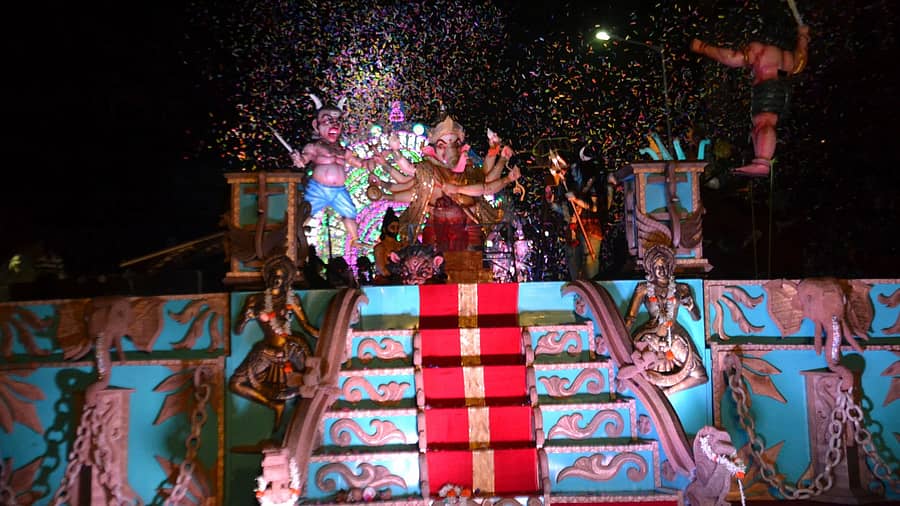 <div class="paragraphs"><p>ಮಡಿಕೇರಿ ದಸರಾ ಶೋಭಾಯಾತ್ರೆ ಮಂಟಪ (ಸಂಗ್ರಹ ಚಿತ್ರ)</p></div>