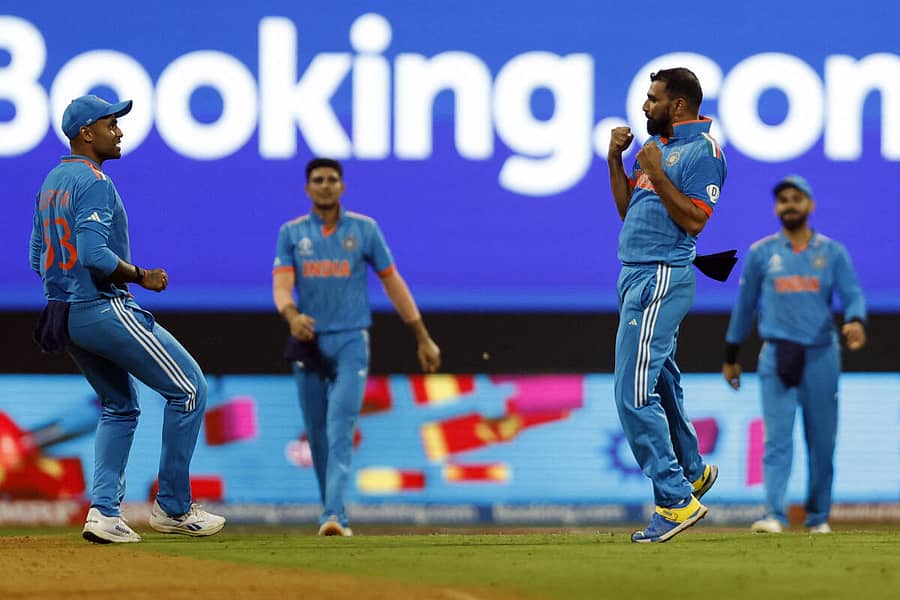 <div class="paragraphs"><p>ಮೊಹಮ್ಮದ್ ಶಮಿ ಸಂಭ್ರಮ</p></div>