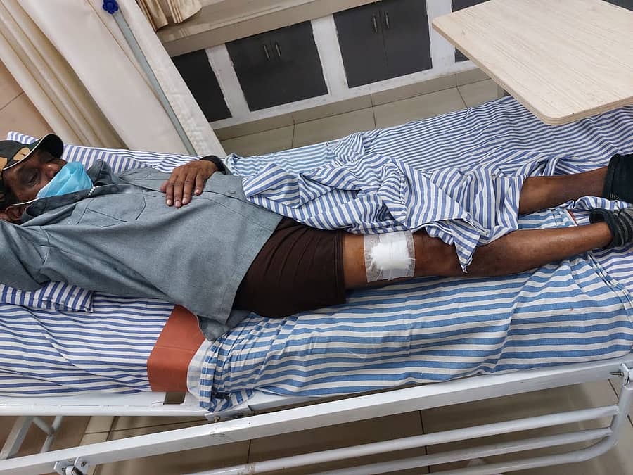 ಆಸ್ಪತ್ರೆಯಲ್ಲಿ ಚಿಕಿತ್ಸೆ ಪಡೆಯುತ್ತಿರುವ ಪತ್ರಿಕಾ ವಿತರಕ ಆಂಥೋನಿ