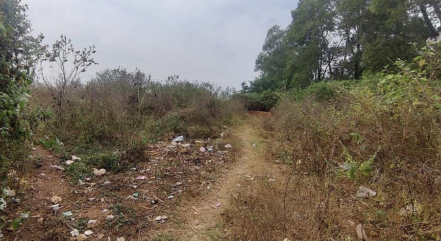 ಶಿರಸಿಯ ಲಾಲಗೌಡ ನಗರದ ಹಳೆಯ ಘನತ್ಯಾಜ್ಯ ವಿಲೇವಾರಿ ಘಟಕದಲ್ಲಿ ಕಂಡು ಬರುವ ತ್ಯಾಜ್ಯ ರಾಶಿ