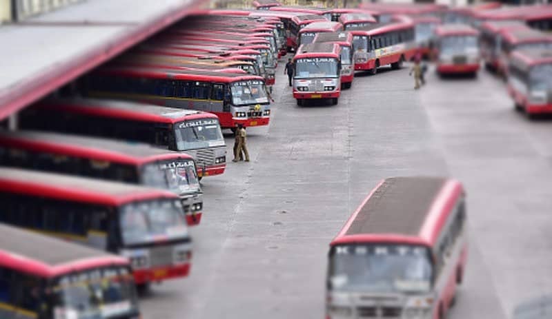 <div class="paragraphs"><p>ಕೆಎಸ್ಆರ್ಟಿಸಿ ಬಸ್ಗಳು (ಸಾಂದರ್ಭಿಕ ಚಿತ್ರ)</p></div>