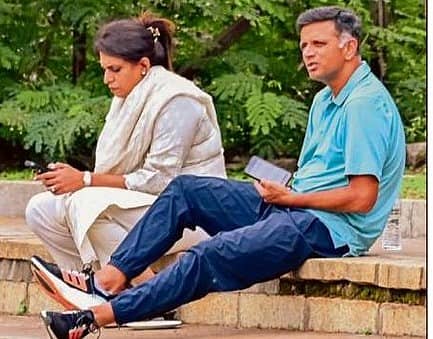 <div class="paragraphs"><p>ರಾಹುಲ್ ದ್ರಾವಿಡ್ ದಂಪತಿ</p></div>